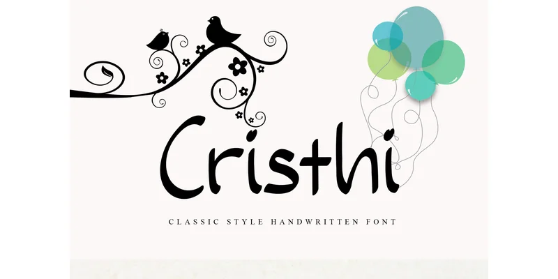 Cristhi Font by GiaLetter — Sans Serif Font