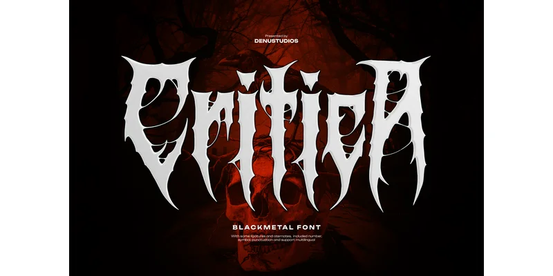 Critica Font by Denustudios by Denustudios — Blackletter Font