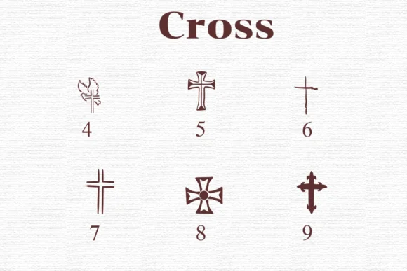 Cross by Nongyao — Dingbats Font — thumbnail 4