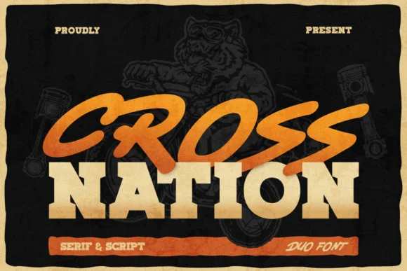 Crossnation by Burntilldead — Slab Serif Font