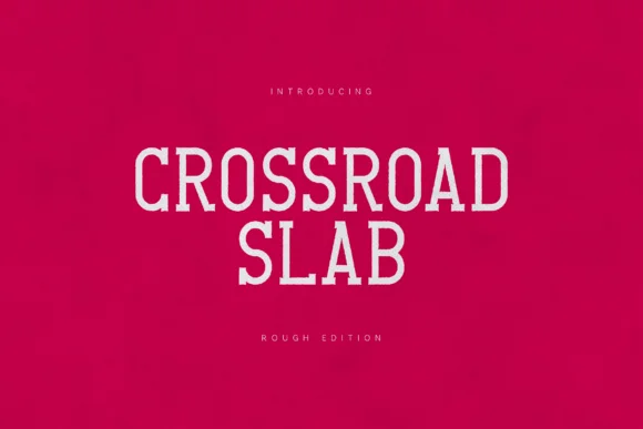 Crossroad Slab by vladfedotovv — Slab Serif Font