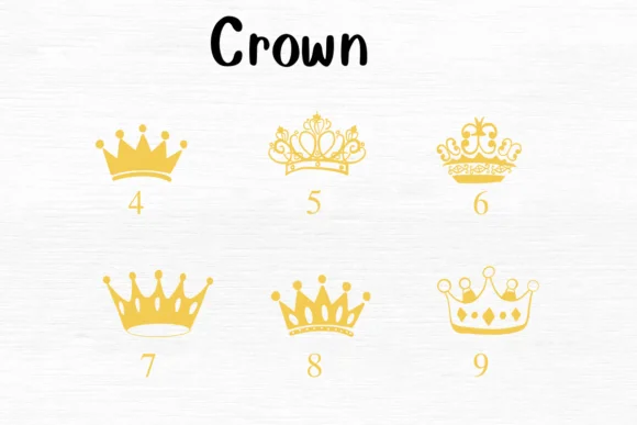 Crown by Nongyao — Dingbats Font — thumbnail 4