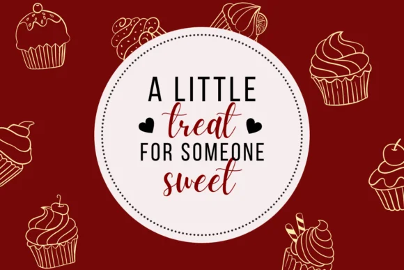 Cupcake by Sirinart — Dingbats Font — thumbnail 5
