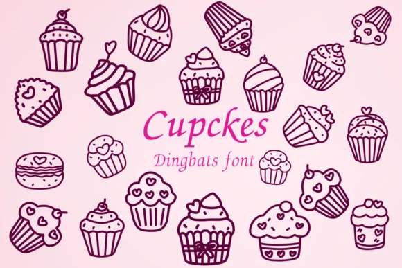 Cupckes by Nongyao — Dingbats Font