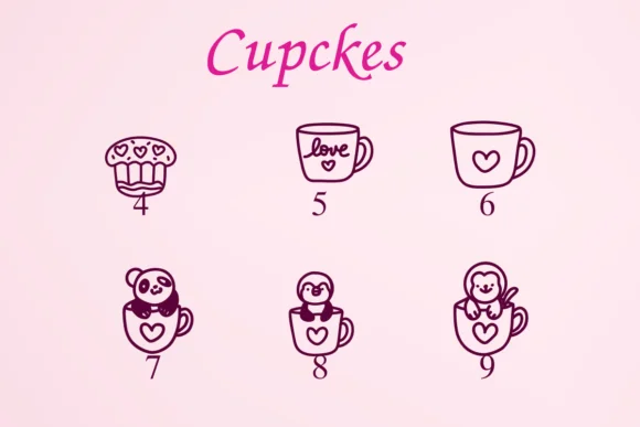 Cupckes by Nongyao — Dingbats Font — thumbnail 4