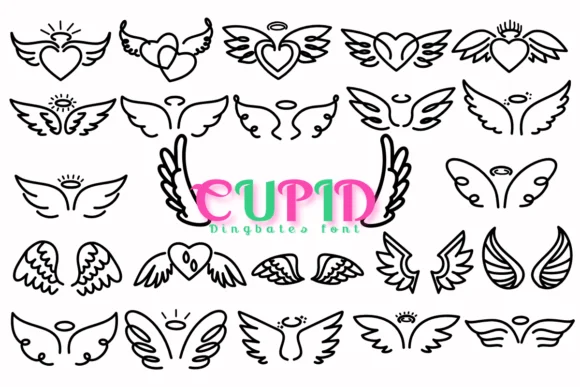 Cupid by Chonada — Dingbats Font