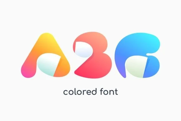 Curled Corner by kaer_cf — Color Fonts Font — thumbnail 2