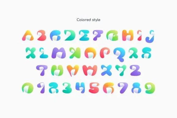 Curled Corner by kaer_cf — Color Fonts Font — thumbnail 4