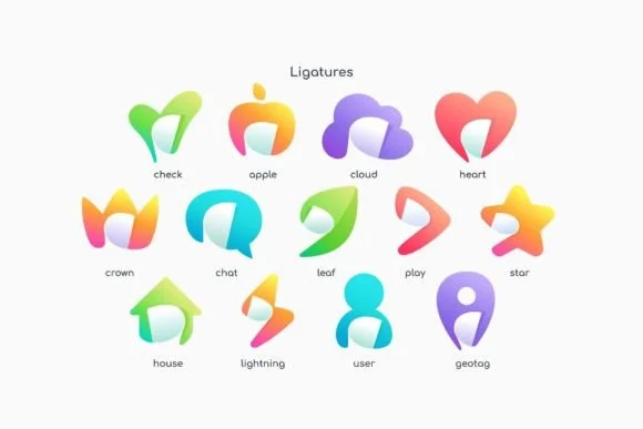 Curled Corner by kaer_cf — Color Fonts Font — thumbnail 6