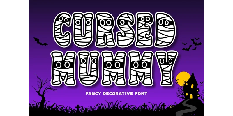 Cursed Mummy Font by AnningArts by AnningArts — Decorative Font