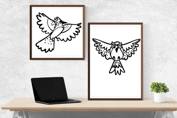 Cute Bird by Nongyao — Dingbats Font — thumbnail 6
