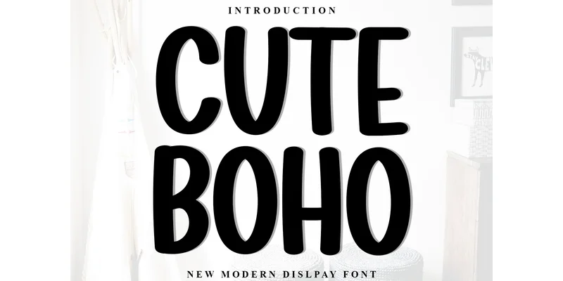 Cute Boho Font by FreshTypeINK — Sans Serif Font