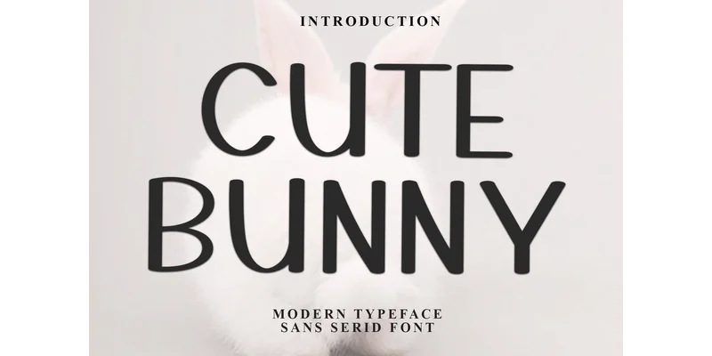 Cute Bunny Font by Inermedia STUDIO — Sans Serif Font