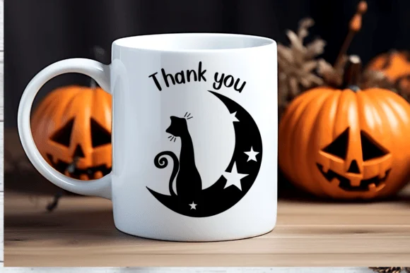 Cute Cat and Moon by Nongyao — Dingbats Font — thumbnail 7