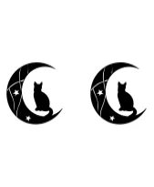 Cute Cat and Moon by Nongyao — Dingbats Font — thumbnail 8