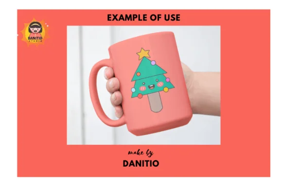 Cute Christmas Tree by danita.kukkai — Dingbats Font — thumbnail 4