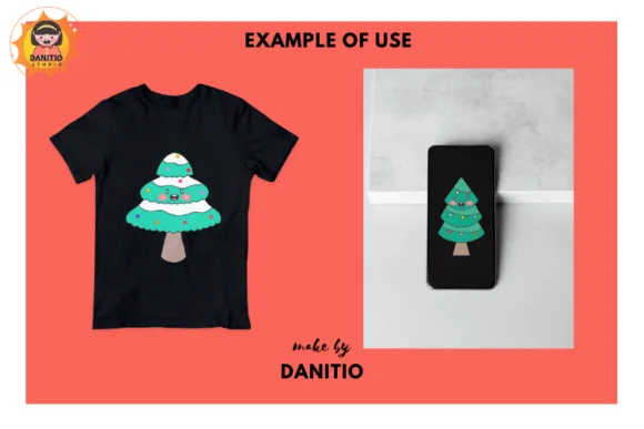 Cute Christmas Tree by danita.kukkai — Dingbats Font — thumbnail 5