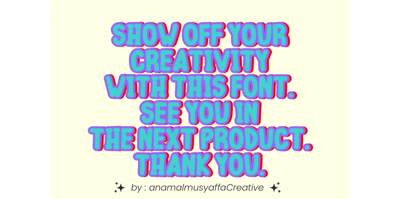 Cute Cowboy Font by anamalmusyaffaCreative by anamalmusyaffaCreative — Display Font — thumbnail 3