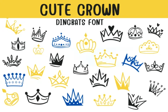 Cute Crown by Sontaya — Dingbats Font