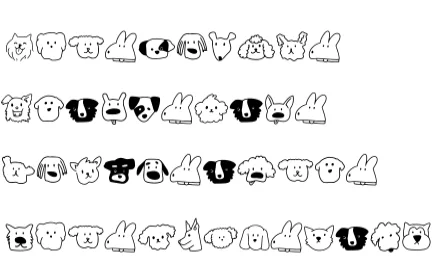 Cute Doggy by Apollo no.64 — Dingbats Font — thumbnail 8