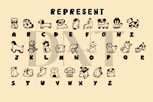 Cute Dogs by danita.kukkai — Dingbats Font — thumbnail 2