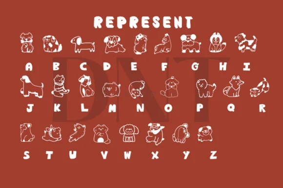 Cute Dogs by danita.kukkai — Dingbats Font — thumbnail 3