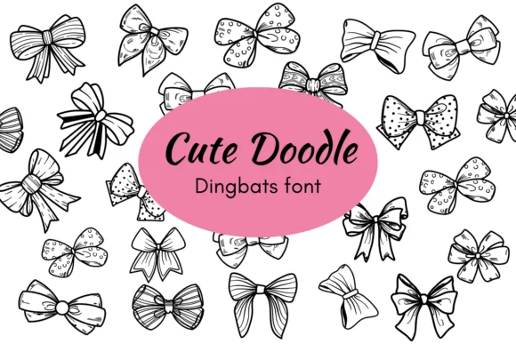 Cute Doodle by Nun Sukhwan — Dingbats Font