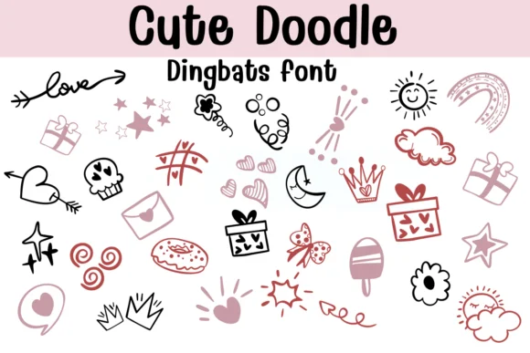 Cute Doodle by Sontaya — Dingbats Font