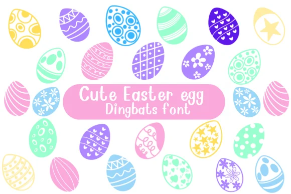 Cute Easter Egg by Nongyao — Dingbats Font