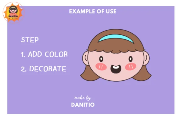 Cute Face by danita.kukkai — Dingbats Font — thumbnail 3