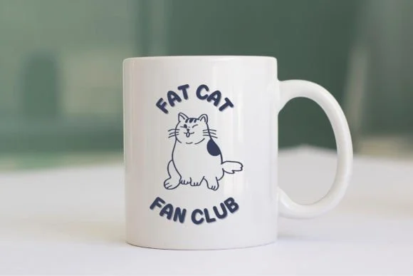 Cute Fat Cat by Pui Art — Dingbats Font — thumbnail 8
