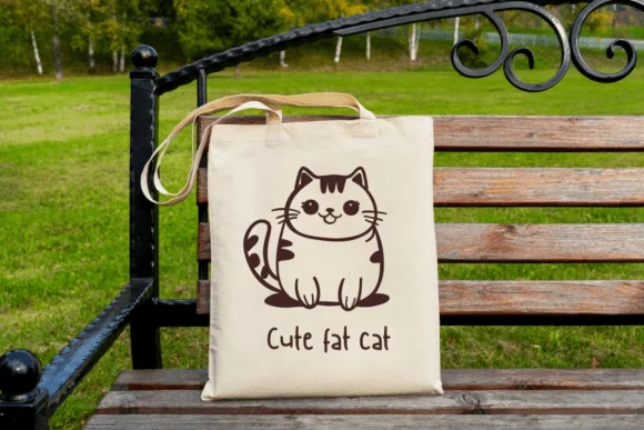 Cute Fat Cat by Ketsarin — Dingbats Font — thumbnail 5