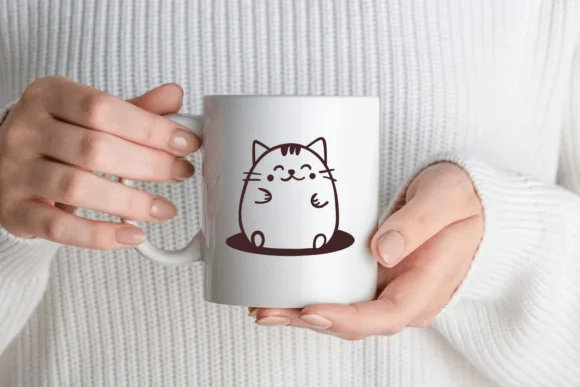 Cute Fat Cat by Ketsarin — Dingbats Font — thumbnail 6