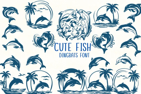 Cute Fish by Nongyao — Dingbats Font