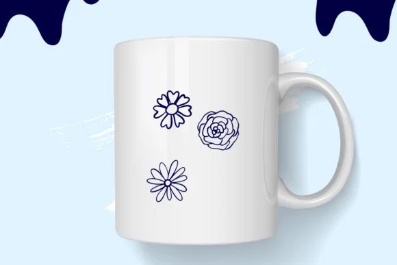 Cute Flower Doodle by Sirinart — Dingbats Font — thumbnail 7