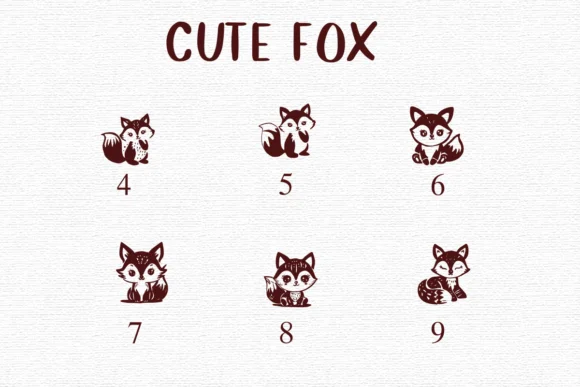Cute Fox by Nongyao — Dingbats Font — thumbnail 4