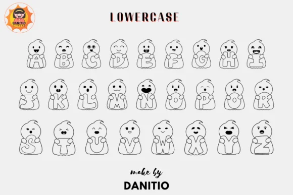 Cute Ghost Version 2 by danita.kukkai — Dingbats Font — thumbnail 3