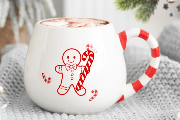 Cute Gingerbread by Pui Art — Dingbats Font — thumbnail 3