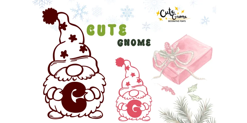 Cute Gnome Font by PraewDesigns by PraewDesigns — Decorative Font