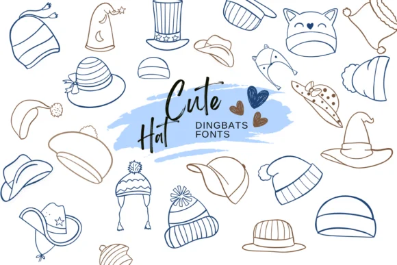 Cute Hat by Suphitchaya — Dingbats Font