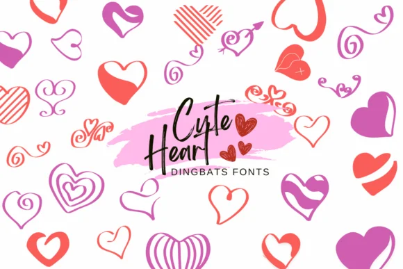 Cute Heart by Suphitchaya — Dingbats Font