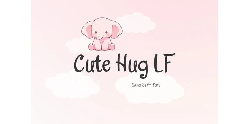 Cute Hug Lf Font by TanoiCartoonist — Sans Serif Font
