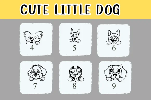Cute Little Dog by Nongyao — Dingbats Font — thumbnail 4