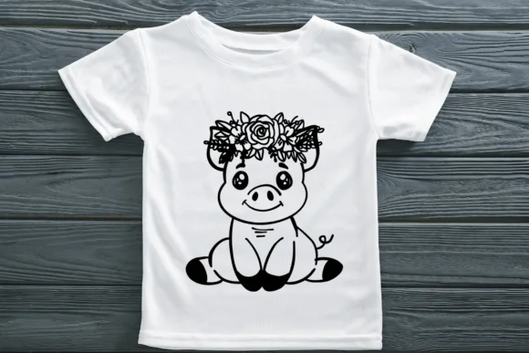 Cute Pig by Nongyao — Dingbats Font — thumbnail 6