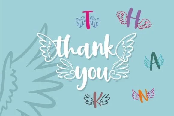 Cute Wings by BK Creative Designs — Dingbats Font — thumbnail 5