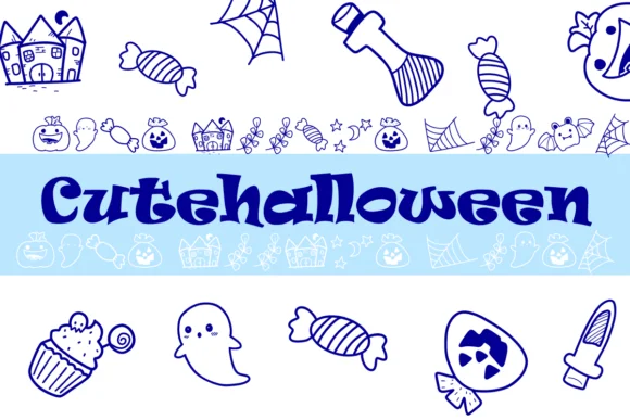 Cutehalloween by Sirinart — Dingbats Font