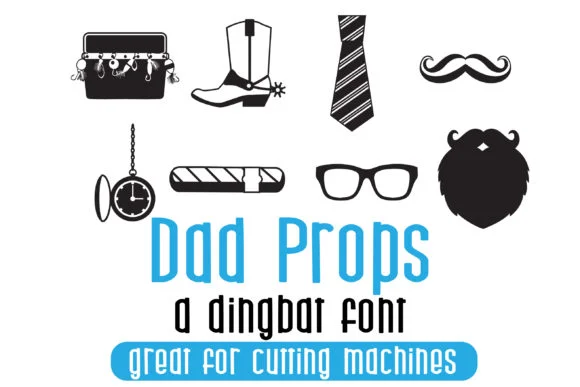 Dad Props by Illustration Ink — Dingbats Font