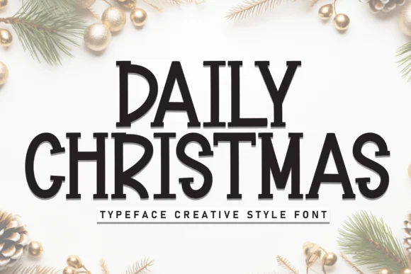 Daily Christmas by Strongkeng Old — Slab Serif Font