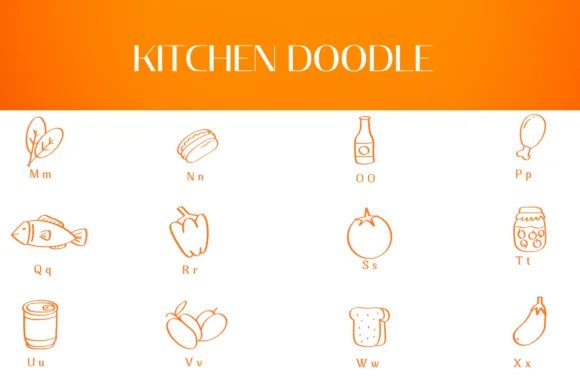Daily Food Icons by Heartcraft Atelier — Dingbats Font — thumbnail 3