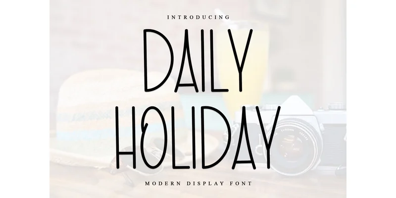 Daily Holiday Font by ONE DESIGN — Sans Serif Font